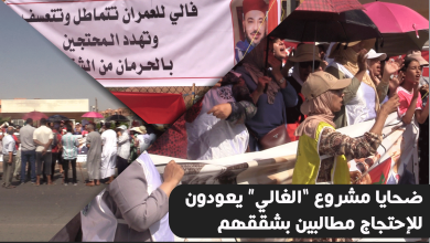 صورة فيديو: ضحايا مشروع ”الغالي“ يعودون للاحتجاج مطالبين بشققهم