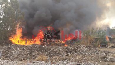 صورة بالفيديو: اندلاع حريق بدوار الظلام بسيدي يوسف بن علي