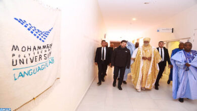صورة ابن جرير: وفد كاميروني يزور جامعة محمد السادس متعددة التخصصات