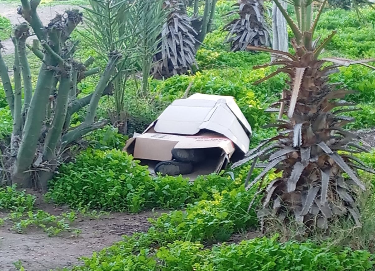 He takes his bed and wraps himself in a blanket... This is how a homeless person faces the bitter cold in the streets of Marrakesh